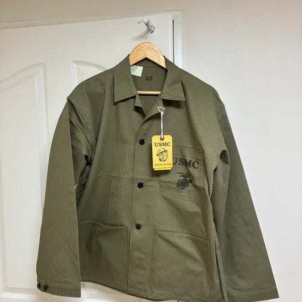 [BUNJANG] Buzz Rickson P41 Herringbone Chaw Jacket XL / 브론슨 P41 초어자켓 XL 새상품 버즈릭슨 헤링본