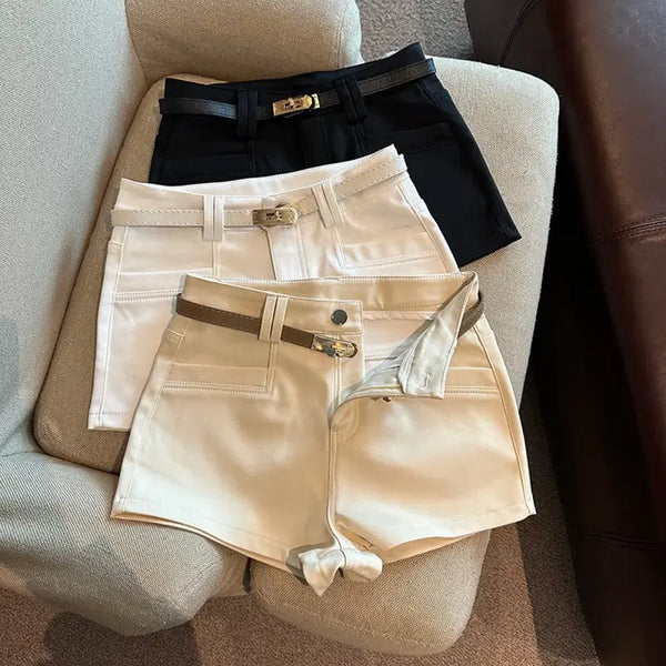 [BUNJANG] Belt Set Short Pants / 새상품 벨트 숏팬츠