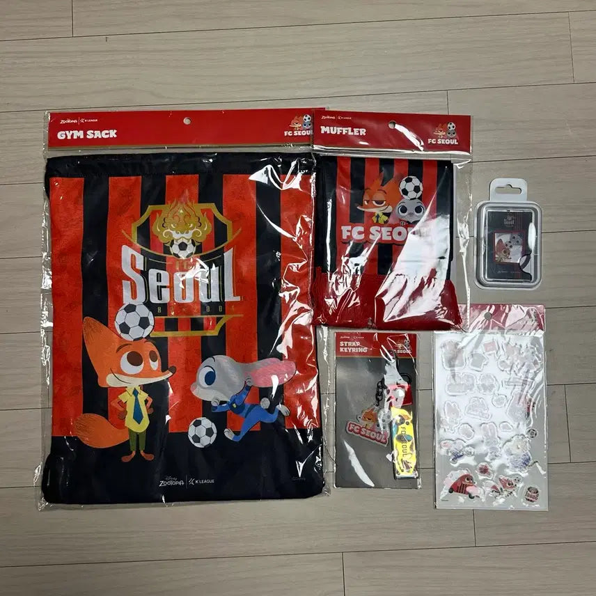 [BUNJANG] FC Seoul K League "Zootopia" Bundle Set / K리그 주토피아 FC 서울 세트 일괄 판매