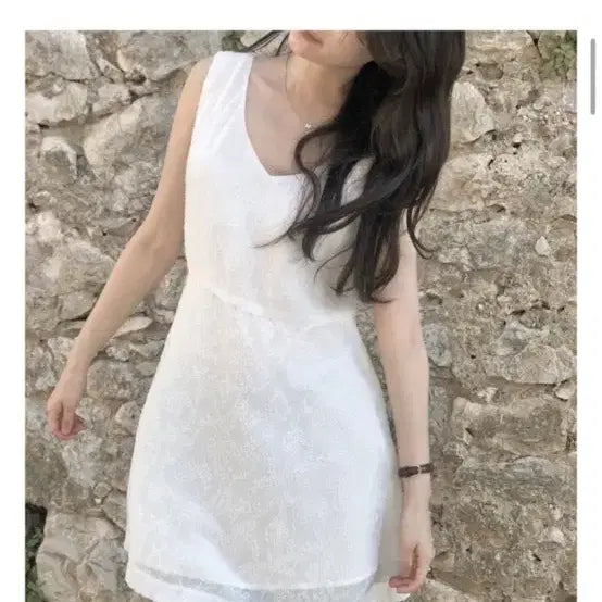 [BUNJANG] Slowand Pure White Dress / 슬로우앤드 퓨어 화이트 원피스 (정가 36000)