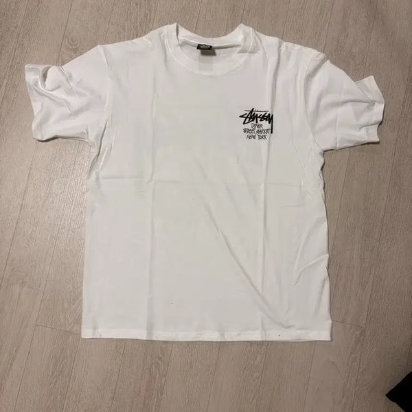 [BUNJANG] Stussy Short Sleeve T-Shirt White / 스투시 반팔 티셔츠 화이트
