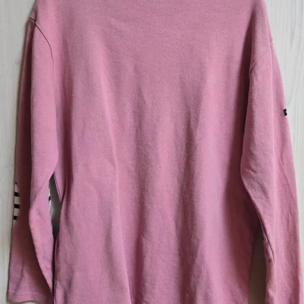 [BUNJANG] Saint James Pink Elbow Patch Guildo T-Shirt Size S (US 34) / 세인트제임스 핑크 엘보패치 길도 티셔츠 S 2사이즈 us34사이즈