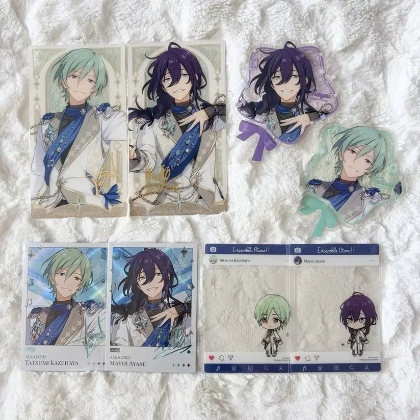 [BUNJANG] Ensemble Stars! MobF Fun Collaboration Spotlight on Stage Polaroid Dream Theme Clear Card Alcide Ayase Mayoi Kagehayo Tatsumi Acrylic Photocard / 앙스타 모펀 콜라보 팝업 스포트라이트 온 스테이지 폴라로이드 드림 테마 클리어 카드 알칼로이드 아야세 마요이 카제하야 타츠미 7만원 특전 아크릴 포토카드 클리어카드