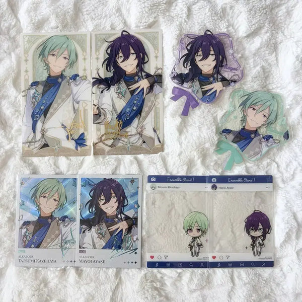 [BUNJANG] Ensemble Stars! MobF Fun Collaboration Spotlight on Stage Polaroid Dream Theme Clear Card Alcide Ayase Mayoi Kagehayo Tatsumi Acrylic Photocard / 앙스타 모펀 콜라보 팝업 스포트라이트 온 스테이지 폴라로이드 드림 테마 클리어 카드 알칼로이드 아야세 마요이 카제하야 타츠미 7만원 특전 아크릴 포토카드 클리어카드