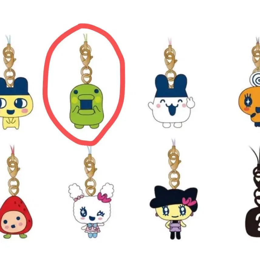 [BUNJANG] Tamagotchi Trading Mascot Strap Guchipachi / 다마고치 트레이딩 마스코트 스트랩 구치파치 판매합니다