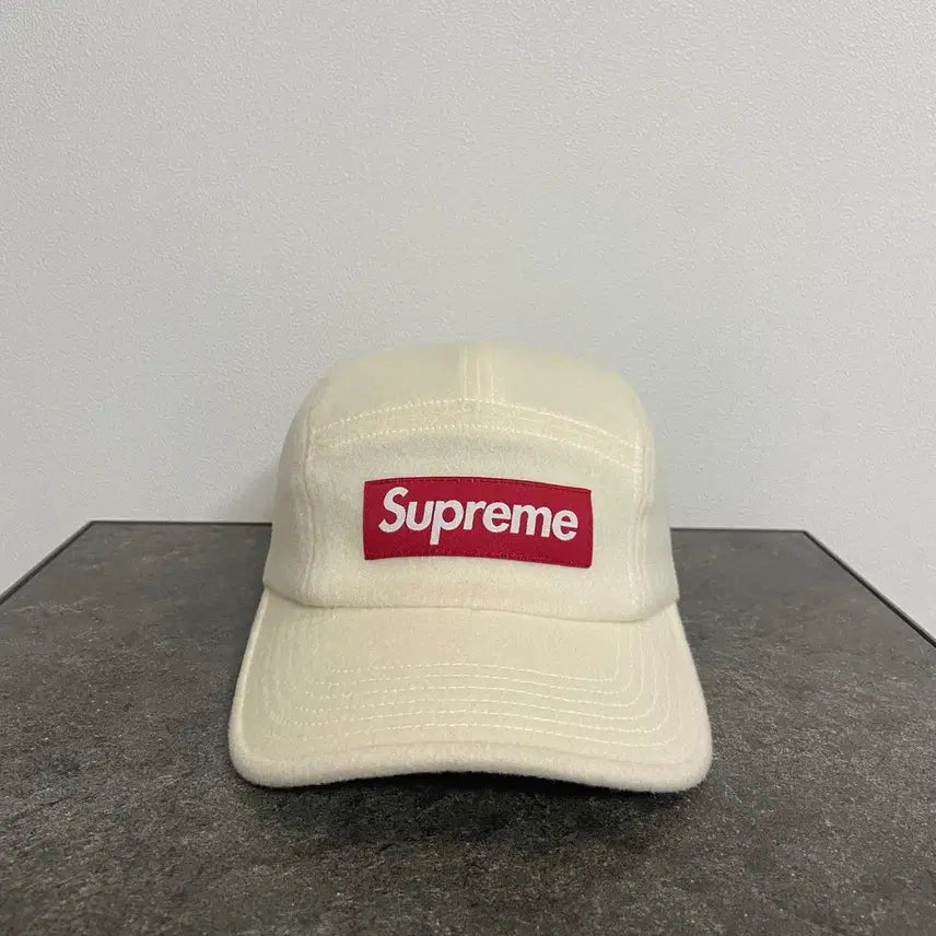 [BUNJANG] Supreme Box Logo Camp Cap Natural Red / 슈프림 박스로고 캠프캡 모자 내츄럴 레드 박스로고