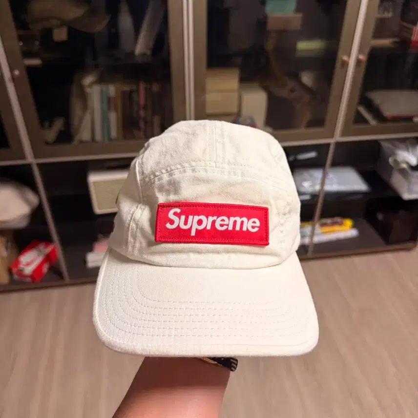 [BUNJANG] Supreme Military Camp Cap Stone 22SS / 슈프림 밀리터리 캠프캡 스톤 - 22SS