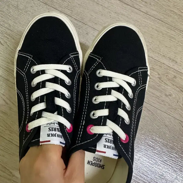 [BUNJANG] Shoopen Kids Black Sneakers 220 / 슈펜키즈 블랙 스니커즈 220