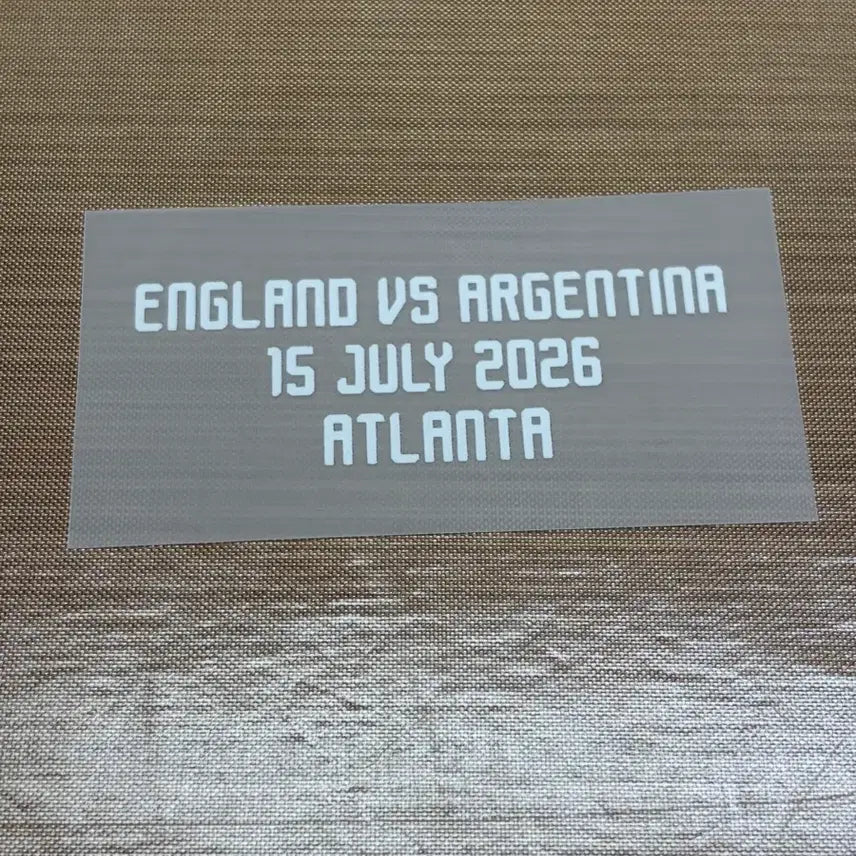 [BUNJANG] 2026 North America World Cup England vs. Argentina Semi-Final Jersey MDT / 2026 아르헨티나 북중미 월드컵 잉글랜드전 4강 유니폼 MDT