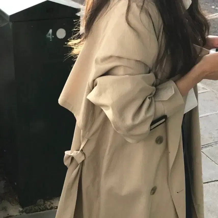 [BUNJANG] Archive J2U Notting Hill Trench Coat Beige / 아카이브제이투유 노팅힐 트렌치 코트 베이지