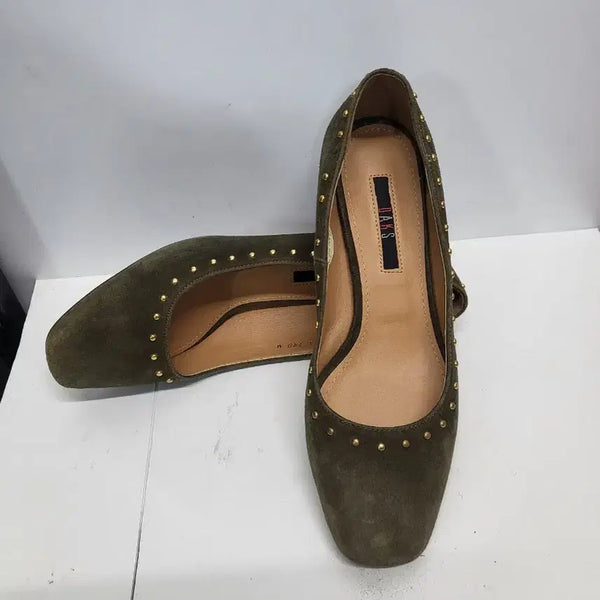 [BUNJANG] Daks Suede Studded Pumps 240 / 닥스 스웨이드 스터드 펌프스 240(무료배송)