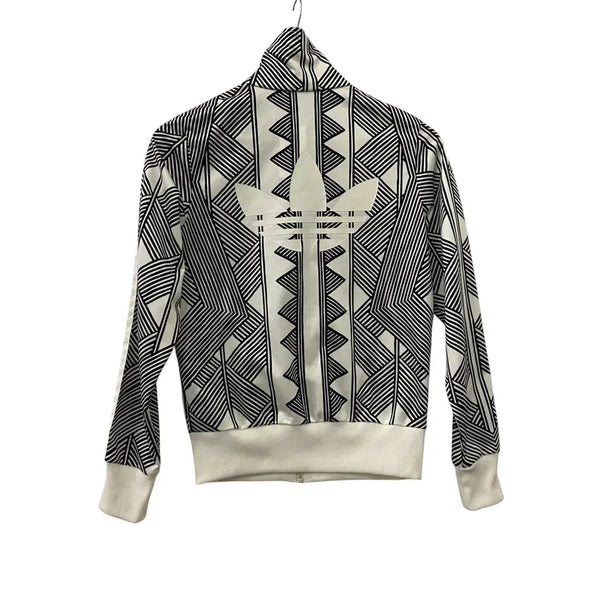 [BUNJANG] Adidas Originals Pattern Zip-Up Jersey (Size M) / A681. 여성용 아디다스오리지날 패턴 져지집업(95)