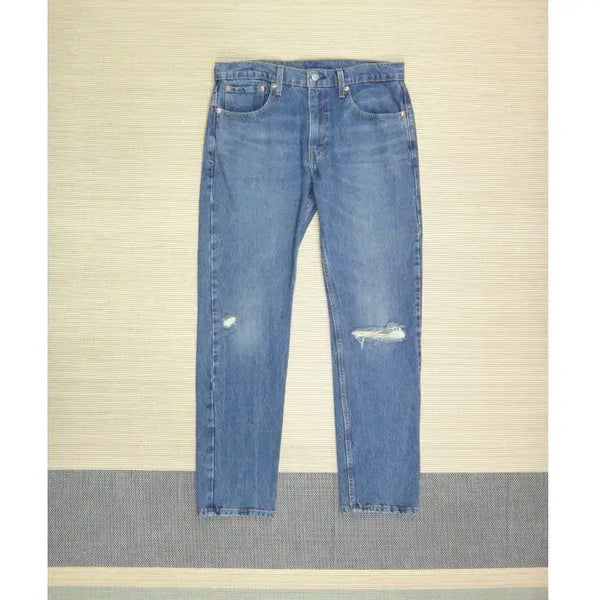 [BUNJANG] Levi's 502 Men's Tapered Distressed Jeans (W32) / (32) 리바이스 502 남성 테이퍼드 디스진