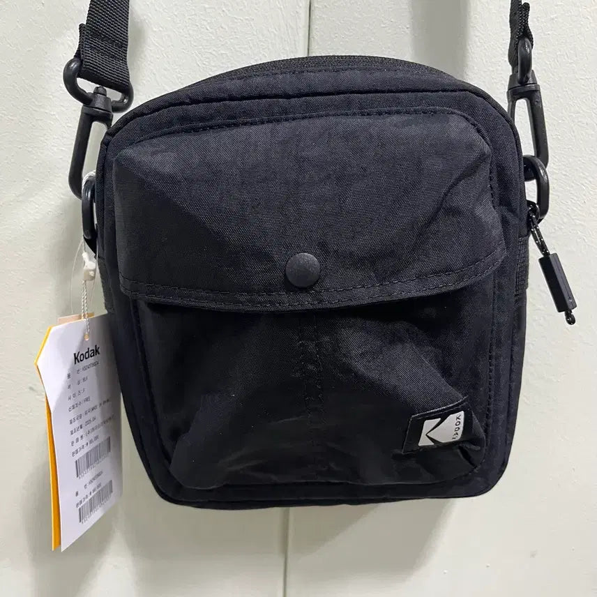 [BUNJANG] Kodak Crossbody Bag Black / Kodak 코닥 크로스가방 택있는 새거