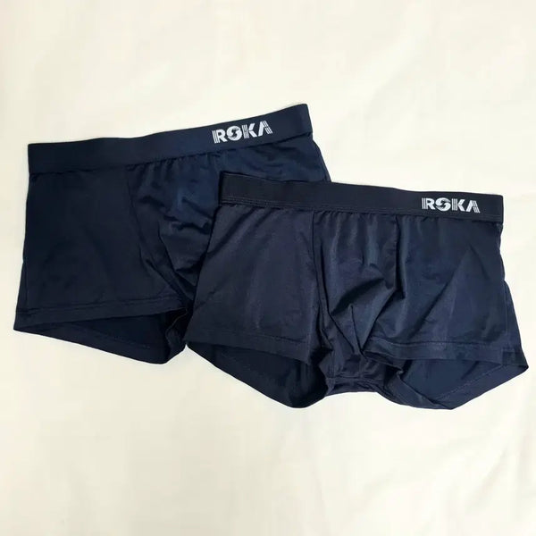 [BUNJANG] ROKA Men's 2-Pack Boxer Briefs Navy / ROKA 남성 드로즈 2개 세트 네이비