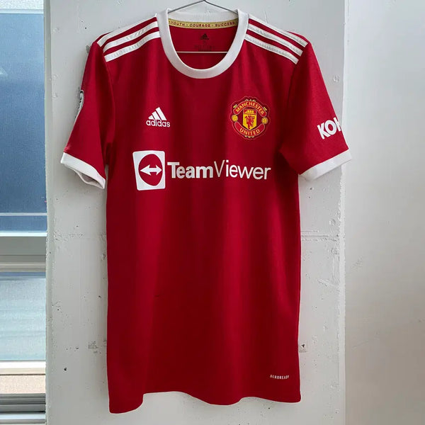 [BUNJANG] Adidas Manchester United 21-22 Authentic Football Jersey / (S) 정품 아디다스 21-22 맨유 축구 유니폼