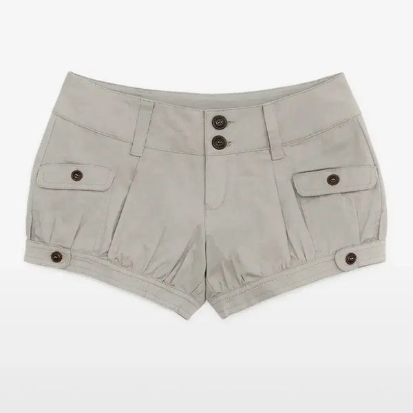 [BUNJANG] Hug Your Skin Pumpkin Flap Shorts Beige / 허그유어스킨 펌킨 플랩 쇼츠 베이지