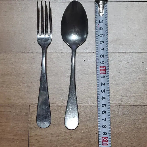 [BUNJANG] US Military Officer Issue Mess Kit Spoon & Fork Set / 미군 오리지날 장교용 야전식기 스푼 포크 일괄