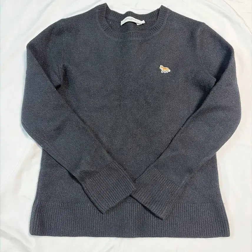 [BUNJANG] Maison Kitsuné Fox Head Knit Black S / 메종키츠네 폭스헤드 니트 블랙 S