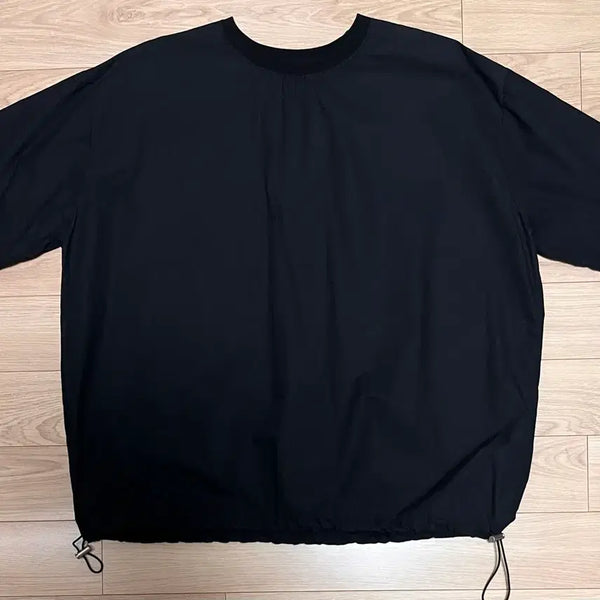 [BUNJANG] String Detail Short Sleeve T-Shirt Black / [새상품]스트링 반팔티셔츠 105 블랙