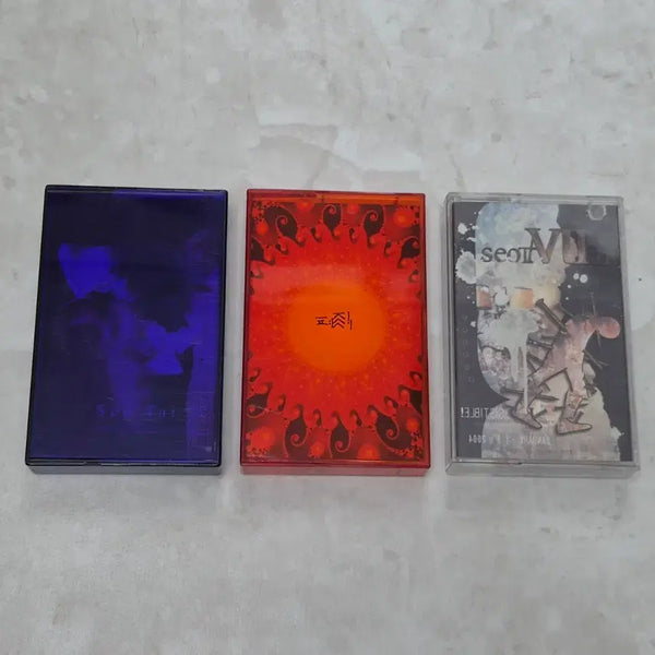 [BUNJANG] Seo Taiji Solo Cassette Tape 3-Set / 서태지 솔로 카세트 테이프 3종 세트