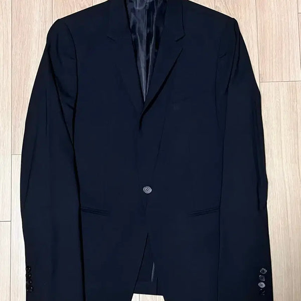 [BUNJANG] Wool Blend Blazer Jacket Black / 울 자켓 블랙 100