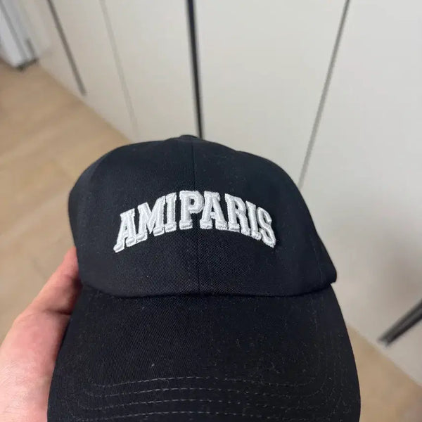 [BUNJANG] AMI Paris Black Baseball Cap / 아미 파리스 볼캡 블랙 새상품