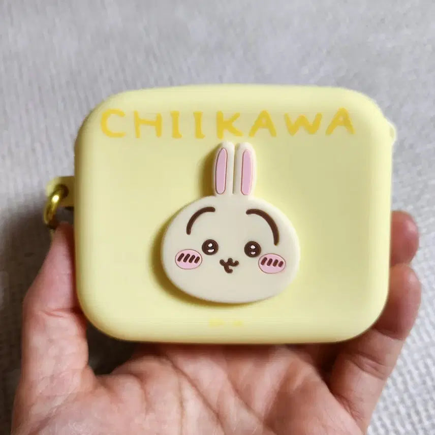 [BUNJANG] Monchichi Usagi Silicone Pouch Coin Purse Keychain Holder / 먼작귀 우사기 실리콘 파우치 동전지갑 키링 키홀더