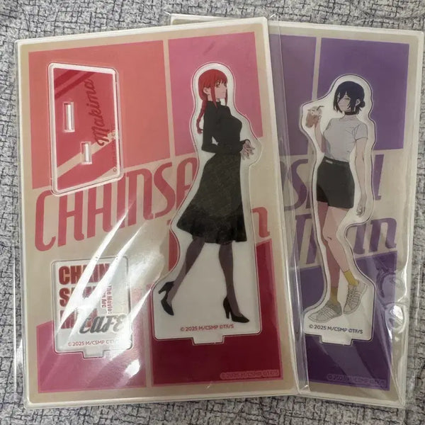 [BUNJANG] Chainsaw Man Cafe Acrylic Stand Set - Reze & Makima / 체인소맨 카페 아크릴 스탠드 레제, 마키마 일괄