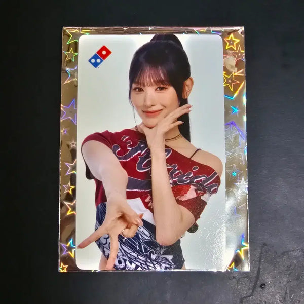 [BUNJANG] Domino's Pizza x Mina Myoui Photocard / 도미노피자 리센느 미나미 포카