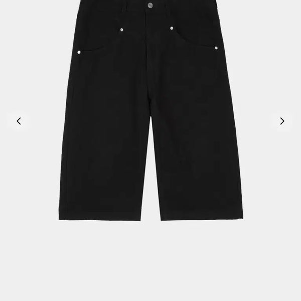 [BUNJANG] Surface Edition Bermuda Short Pants Black / 서피스에디션 버뮤다 숏팬츠 블랙