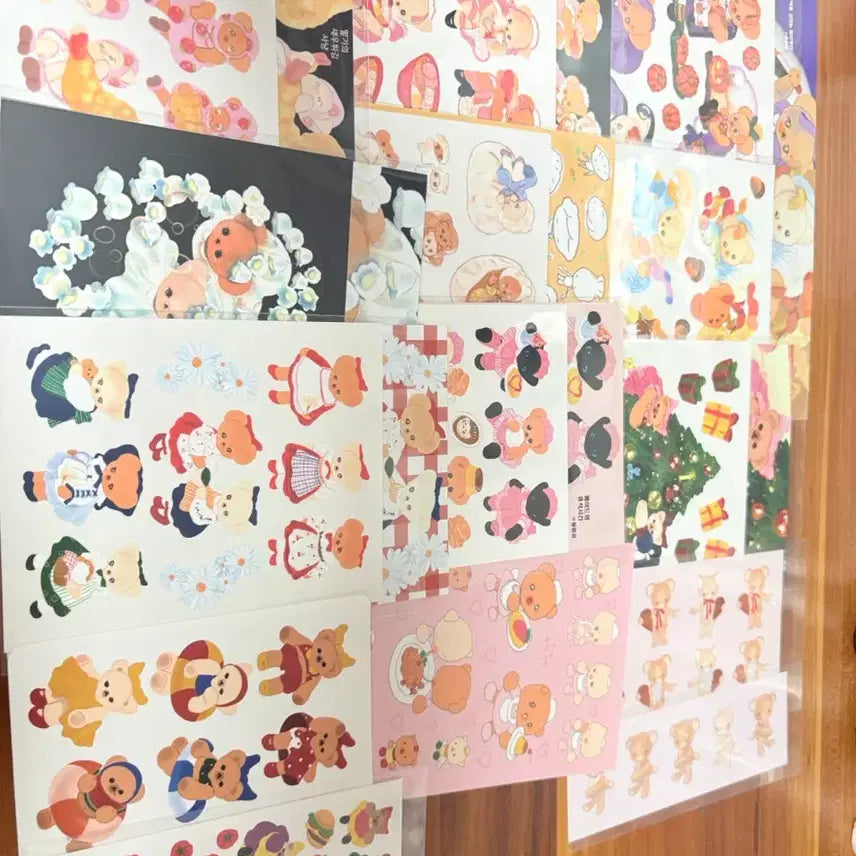 [BUNJANG] Yulbamgom Sticker Bundle Set / 율밤곰 일괄 판매