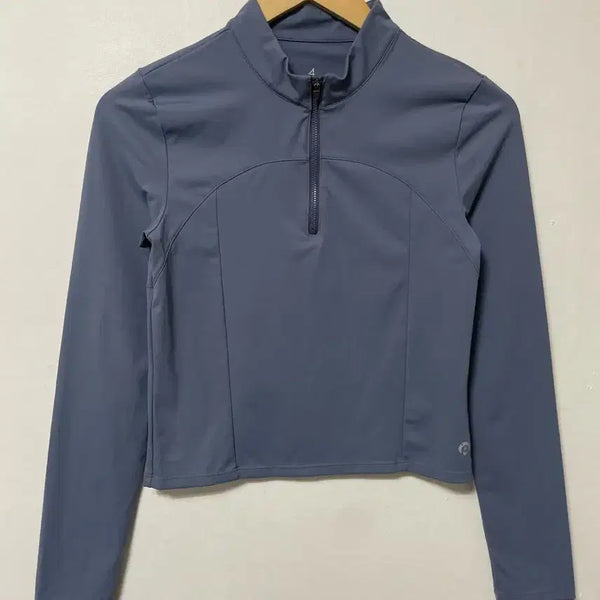 [BUNJANG] Parsley Functional Span Half-Zip Long Sleeve T-Shirt / 55 Parsley 기능성 스판 반집업 긴팔티 정품