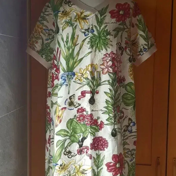 [BUNJANG] Botanical Linen Dress / 보태니컬 린넨 원피스