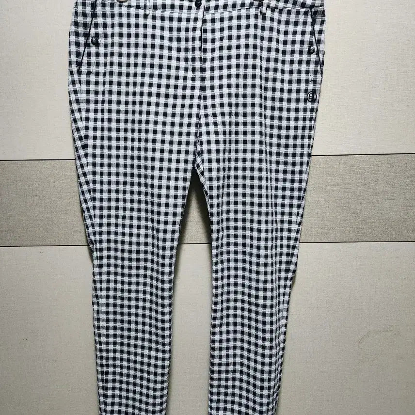 [BUNJANG] Benjef Women's Golf Checkered Pants (Size 79) / 벤제프 여성 골프 체크팬츠 79 / 여름 골프바지