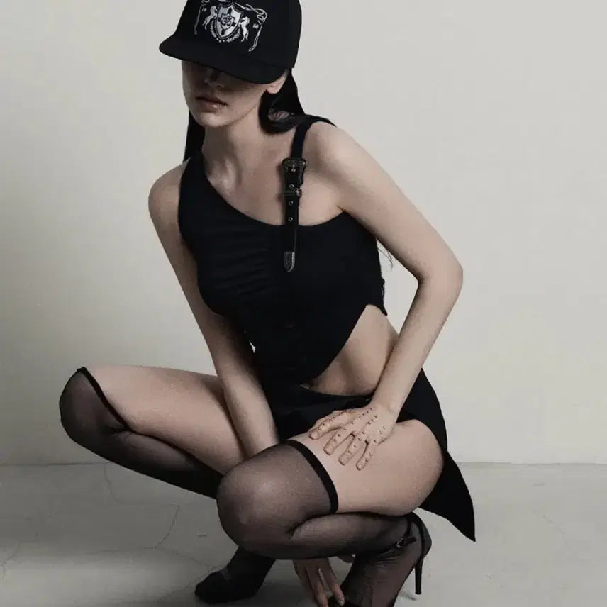 [BUNJANG] PIACCE Belt Top / 피아체 벨트 탑