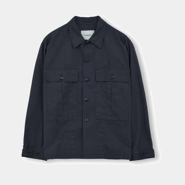 [BUNJANG] Brown Yard Military Shirt Jacket - Black / [5] 브라운야드 밀리터리 셔츠 자켓, 블랙