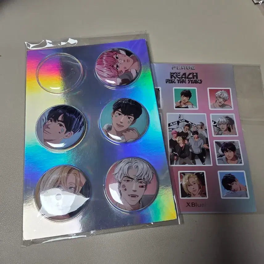 [BUNJANG] PLAVE xblush Can Badge & Postcard Set / 플레이브 xblush 캔뱃지 엽서세트