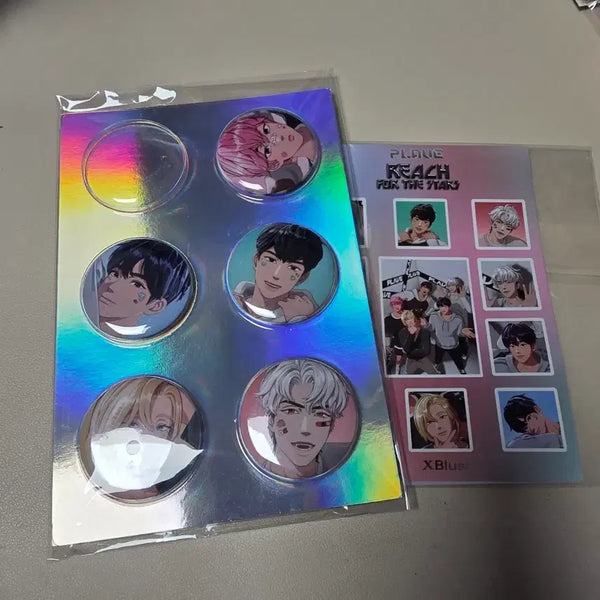 [BUNJANG] PLAVE xblush Can Badge & Postcard Set / 플레이브 xblush 캔뱃지 엽서세트
