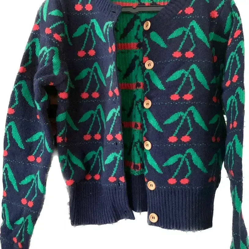 [BUNJANG] Cherry Mori Girl Cardigan / 체리 모리걸 가디건