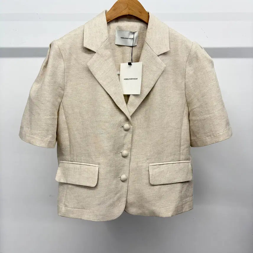 [BUNJANG] Nebl Everywhere 100% Linen Jacket F / 새상품) 네벨에브리웨어 린넨100 자켓 F