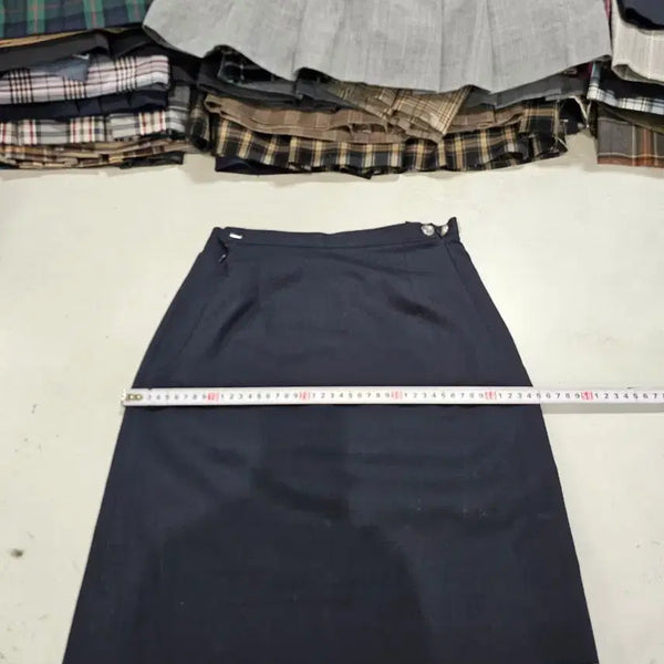 [BUNJANG] Used School Skirt (Navy, Summer) - Size 66 / 중고 교복치마 사이즈 66