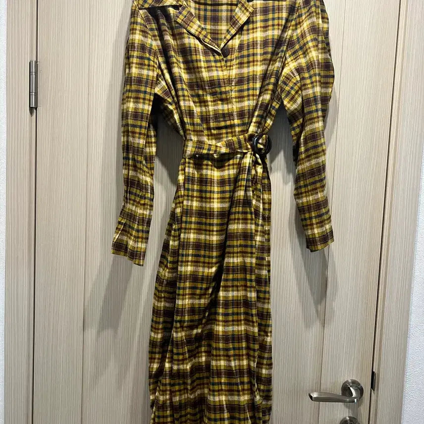 [BUNJANG] On&On Check Midi Dress / 온앤온 체크 원피스
