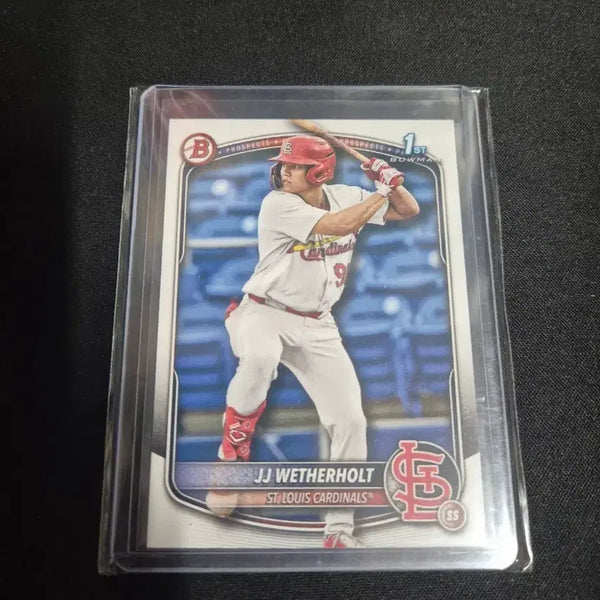 [BUNJANG] MLB St. Louis Cardinals JJ Weatherholt Base 2025 Topps Baumann / [MLB] 세인트루이스 카디널스 JJ 웨더홀트 베이스