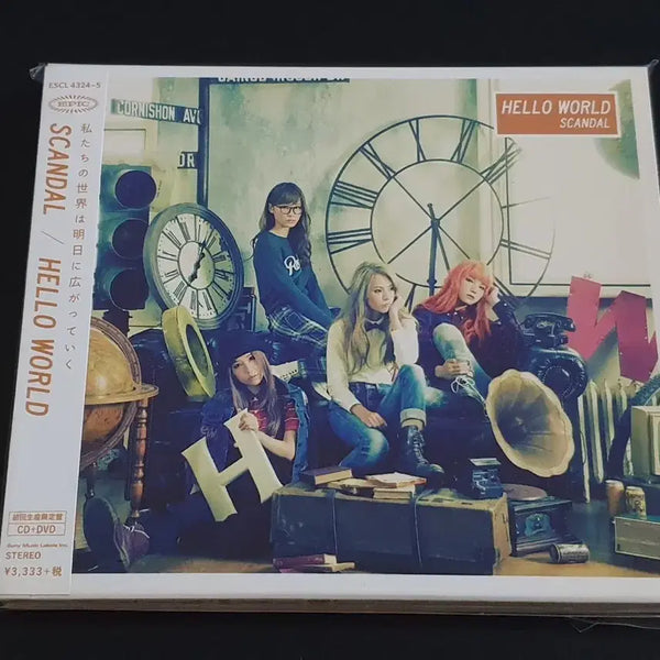 [BUNJANG] SCANDAL HELLO WORLD Limited Edition CD+DVD / SCANDAL 스캔달 6집 앨범 HELLO WORLD (CD+DVD) 한정반