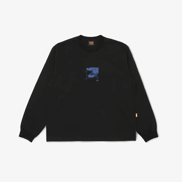 [BUNJANG] FORGETTER Black Long Sleeve Shirt / 포져 블랙 롱슬리브