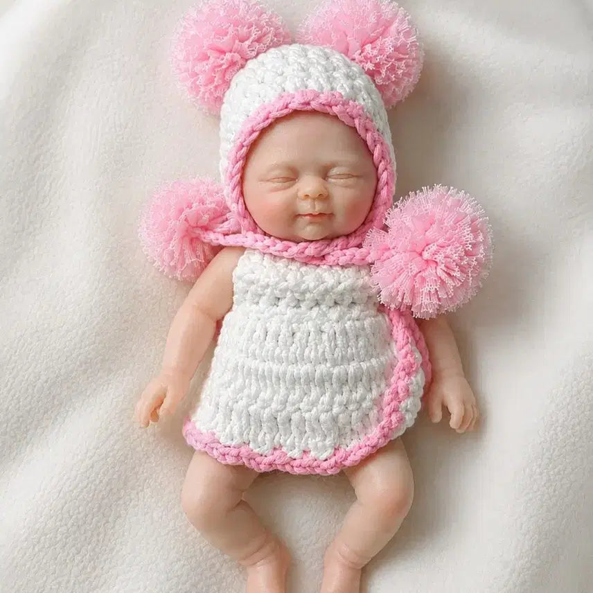 [BUNJANG] Full Silicone Mini Ribbon Doll 13cm / 풀실리콘 미니 리본돌
