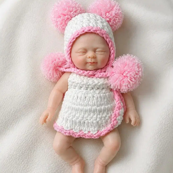 [BUNJANG] Full Silicone Mini Ribbon Doll 13cm / 풀실리콘 미니 리본돌