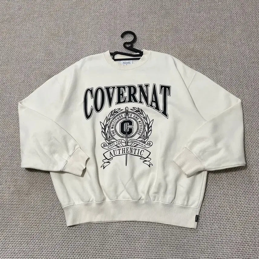 [BUNJANG] Covernat Round Sweatshirt / S 커버낫 라운드 맨투맨 B.7263