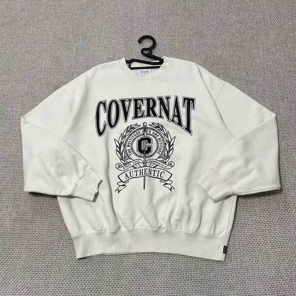 [BUNJANG] Covernat Round Sweatshirt / S 커버낫 라운드 맨투맨 B.7263
